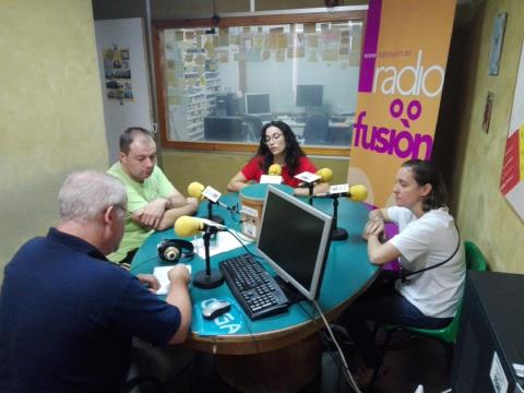 Henrique Sanfiz con Ramiro Sanjiao, Catuxa García e Sheila Malde