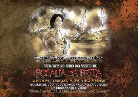 Rosalía de Castro e O Seixo en Mugardos