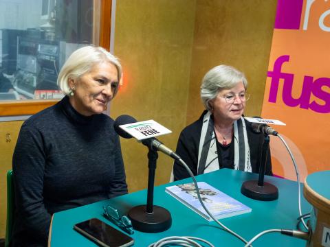 Xulia Santiso e Ana Romero en Radio Fene
