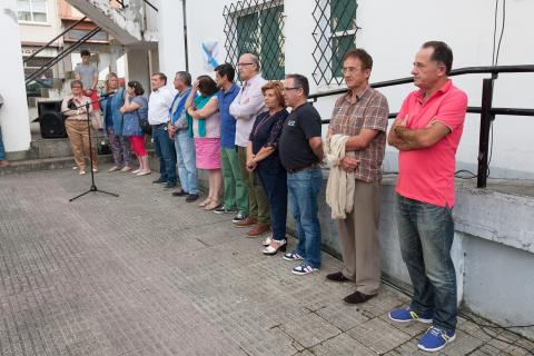 Corporación de Fene. 17 de agosto de 2017. Homenaxe ao alcalde fusilado Ramón Souto