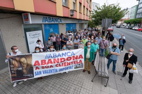 Abanca anunciou o peche da oficina de San Valentín para o 8 de setembro