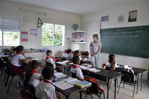 Escola en Cuba. Outubro 2019