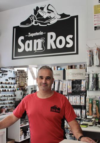 Marcos Sánchez no mostrador de San Ros