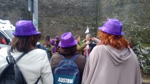 Manifestación feminista en Lugo
