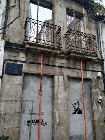 Casa natal de Ricardo Carvalho Calero. Ferrol vello