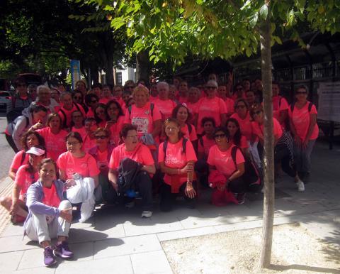 Participantes de Fene na Carreira da Muller da Coruña. 2018